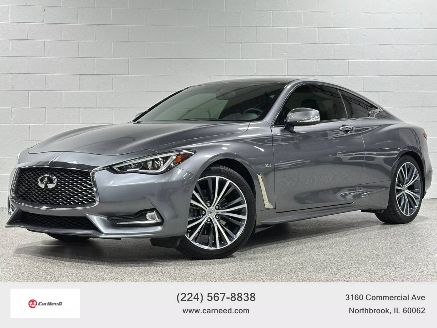 2018 INFINITI Q60 3.0t LUXE — Coupe — 47,861 mi — Northbrook, IL