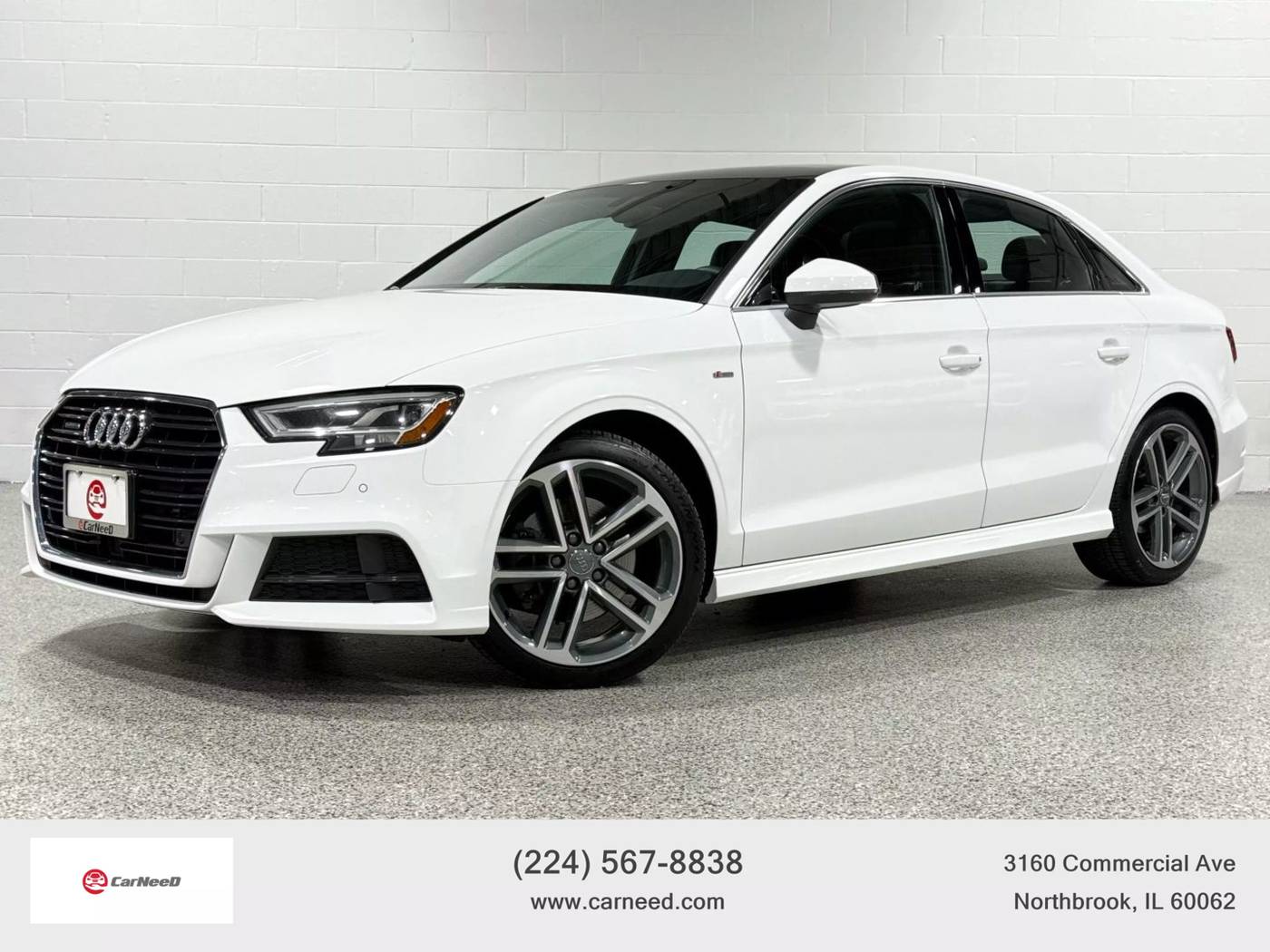 2018 Audi A3 Premium Plus — Sedan — 93,341 mi — Northbrook, IL
