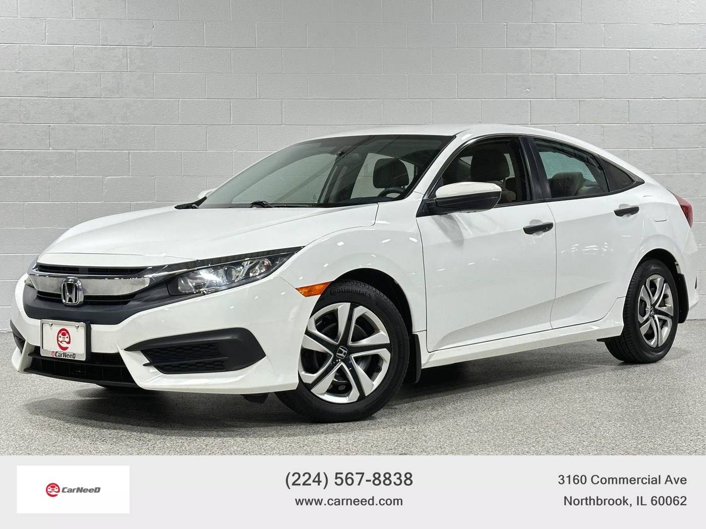2016 Honda Civic LX — Sedan — 99,091 mi — Northbrook, IL