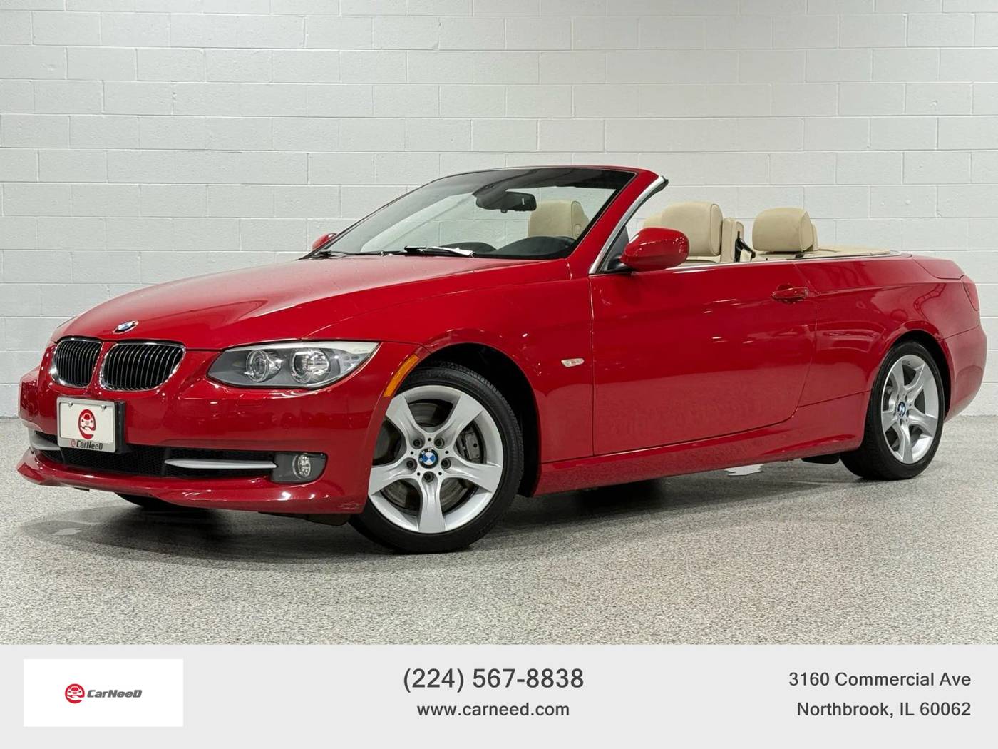 2011 BMW 3 Series 335i — Convertible — 71,357 mi — Northbrook, IL