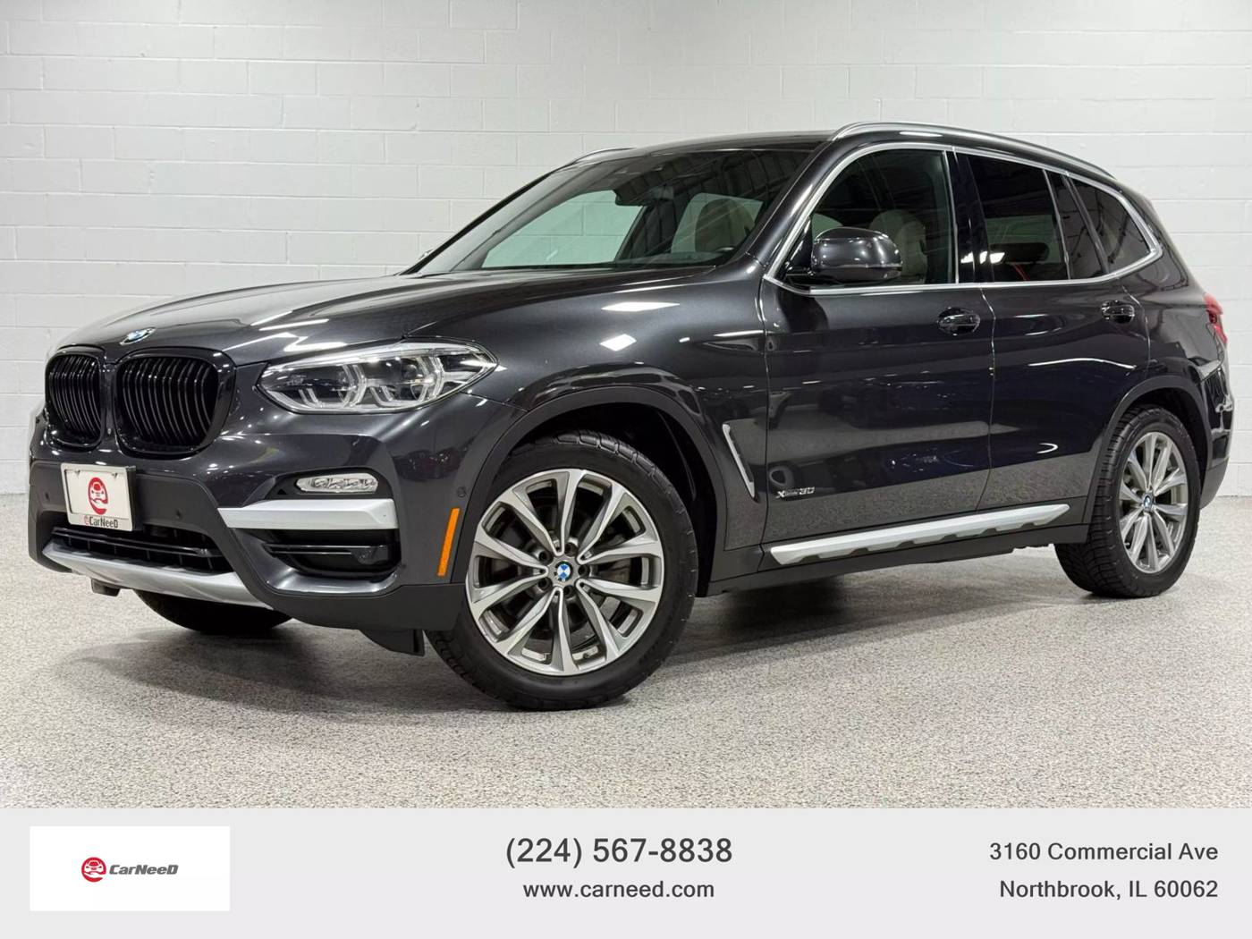 2018 BMW X3 30i — SUV — 80,603 mi — Northbrook, IL