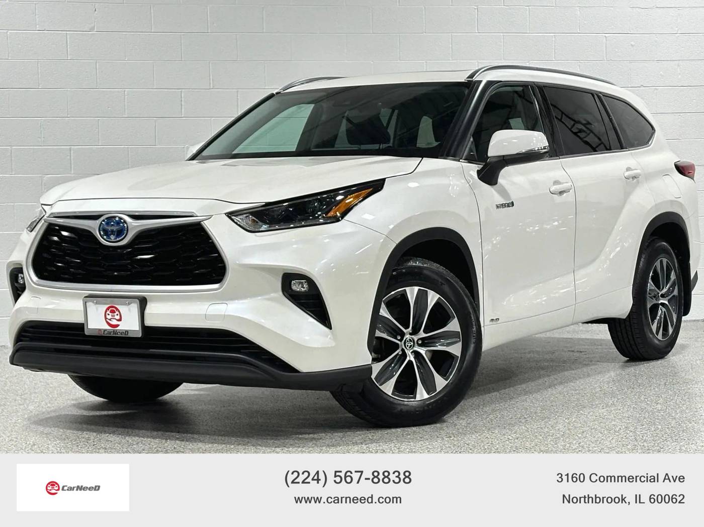 2021 Toyota Highlander Hybrid XLE — SUV — 87,842 mi — Northbrook, IL