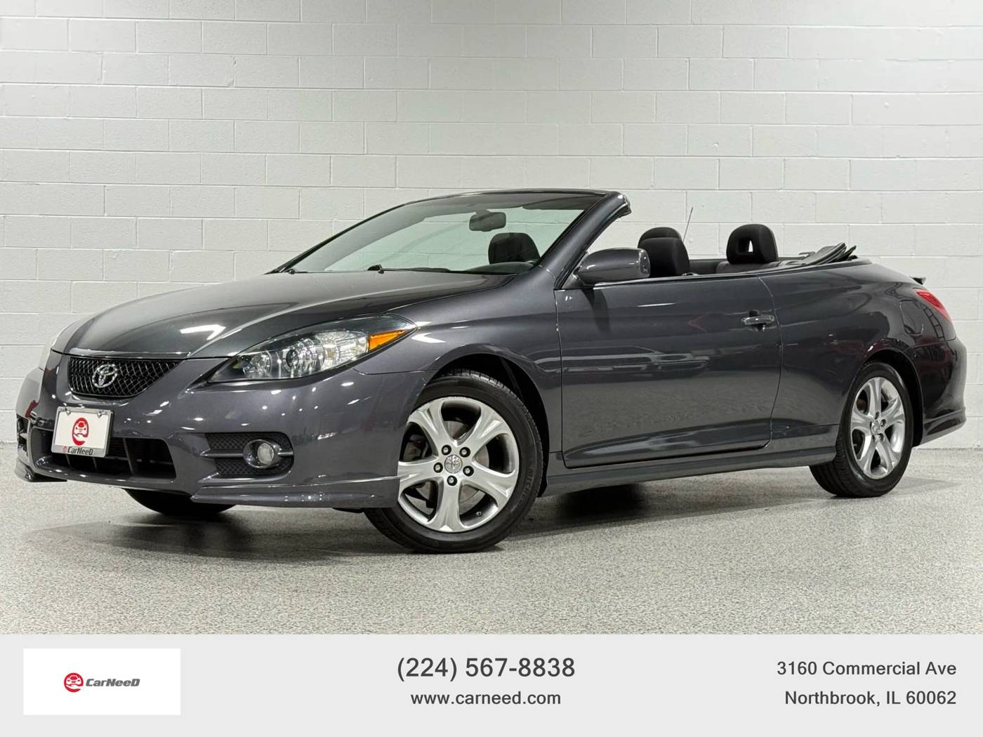 2008 Toyota Camry Solara Sport V6 — Convertible — 67,955 mi — Northbrook, IL