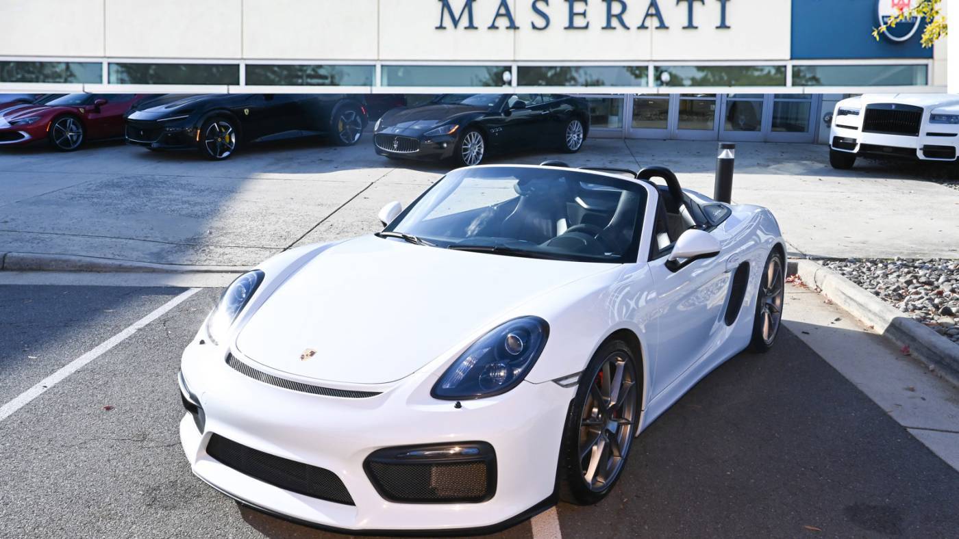2016 Porsche Boxster Spyder — Convertible — 26,555 mi — Sterling, VA