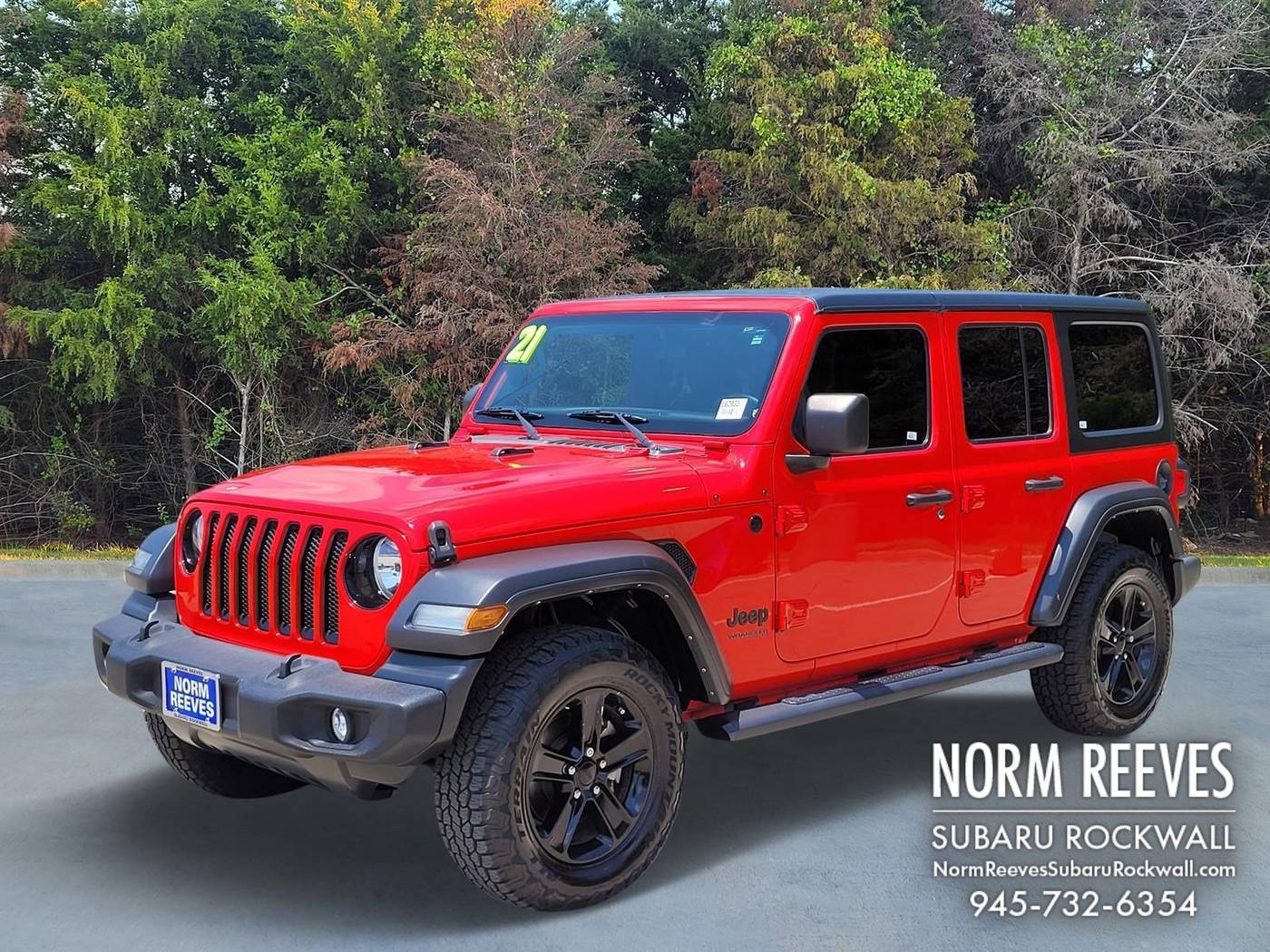2021 Jeep Wrangler Sport Altitude — SUV — 55,830 mi — Rockwall, TX