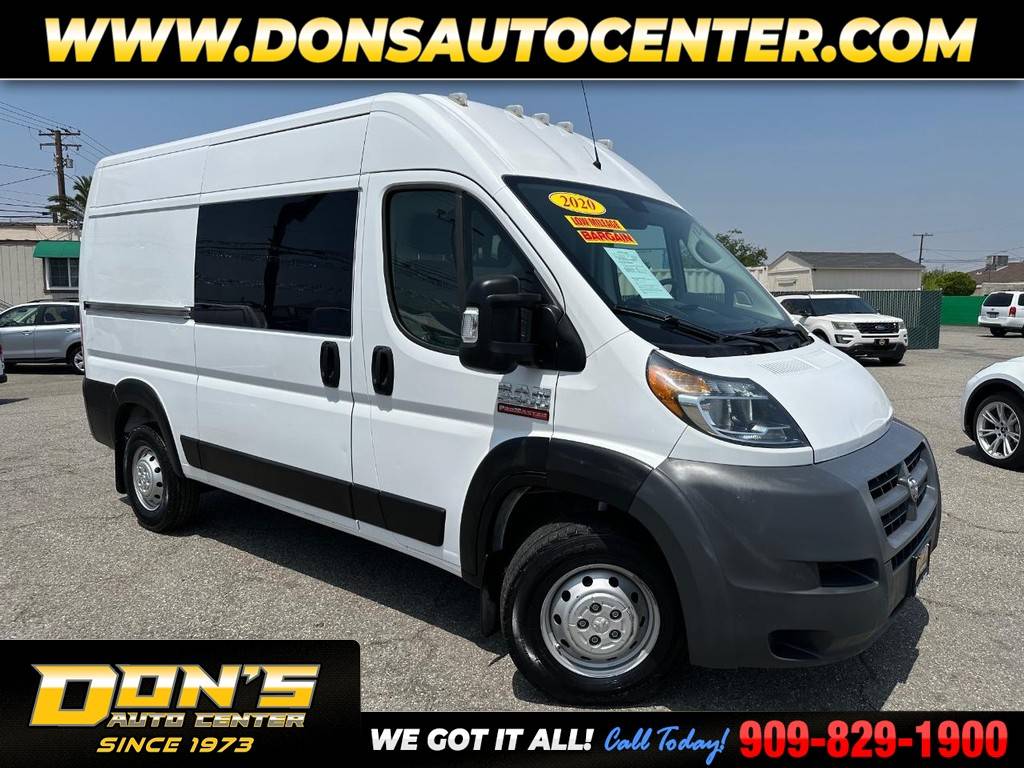 2020 Ram ProMaster Cargo Van 2500 — Cargo Van — 73,685 mi — Fontana, CA