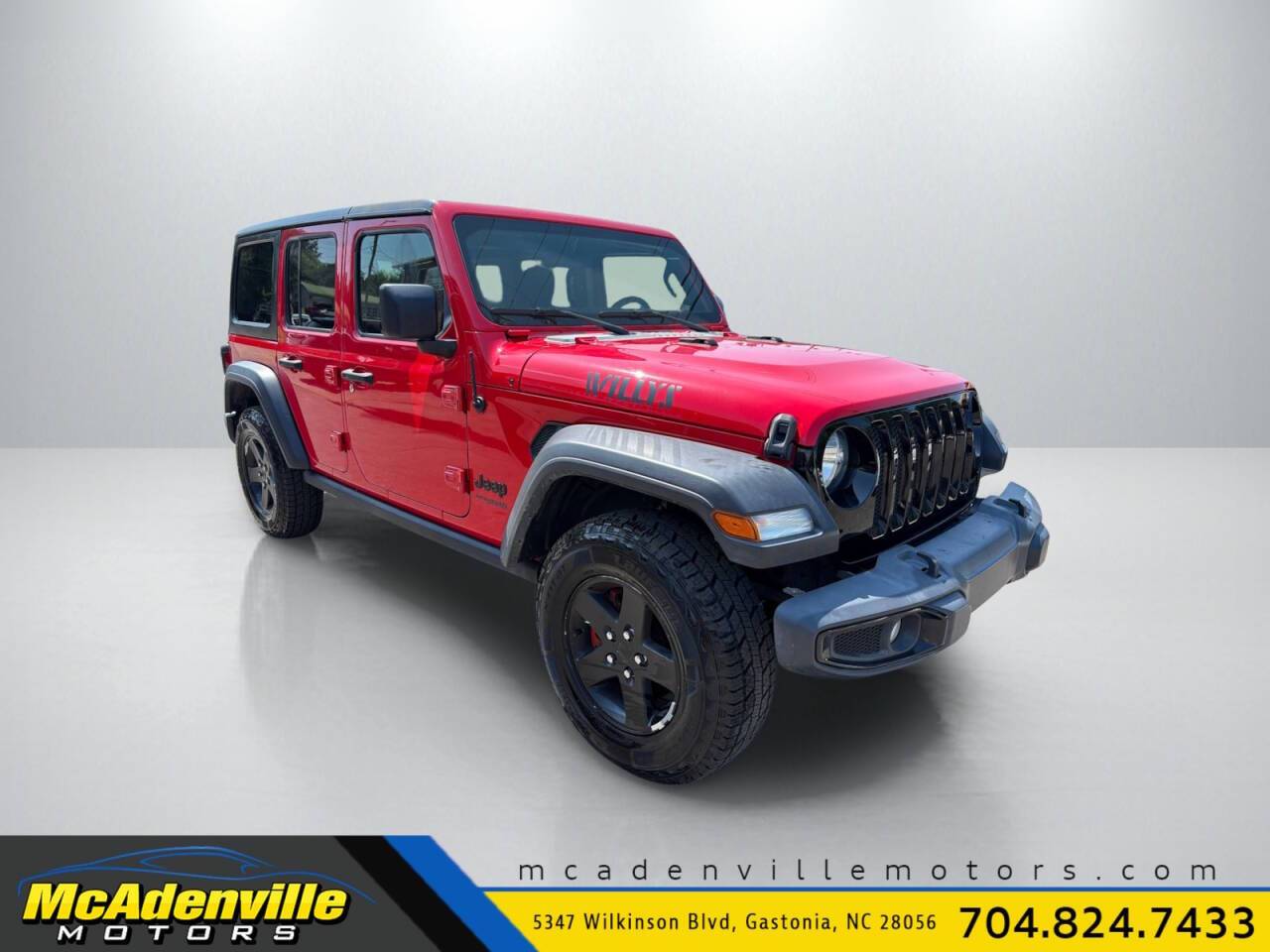 2021 Jeep Wrangler Willys Sport — SUV — 57,296 mi — Gastonia, NC