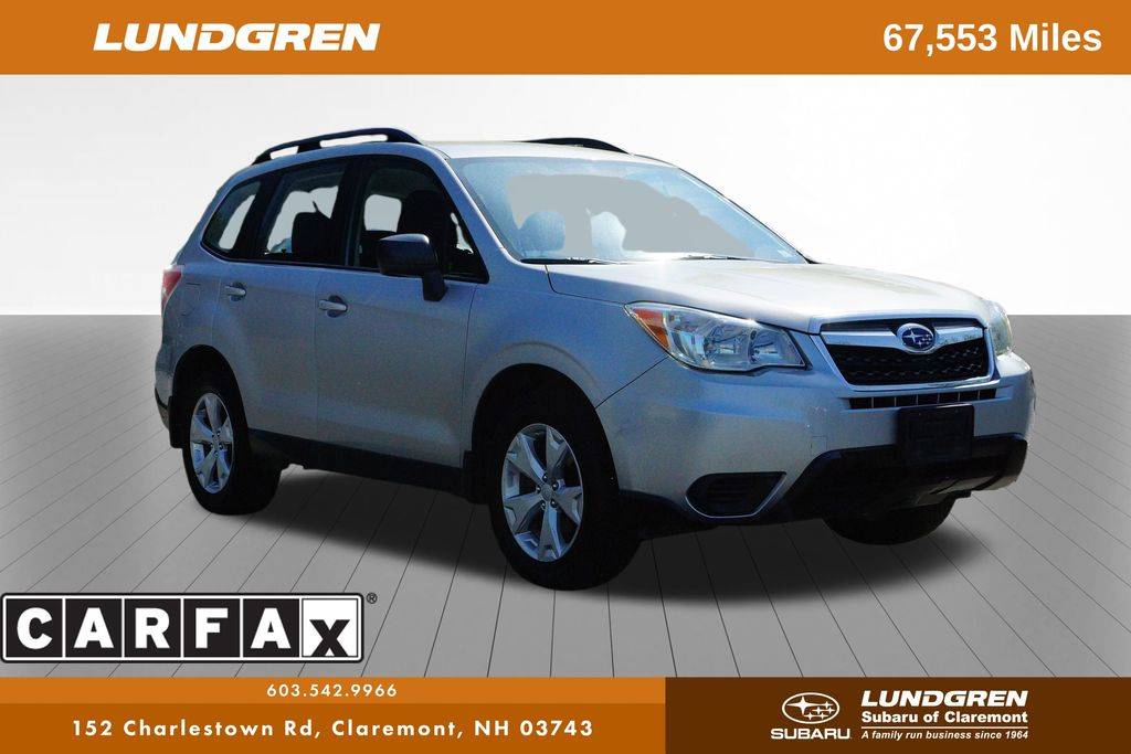 2016 Subaru Forester 2.5i — SUV — 67,549 mi — Claremont, NH