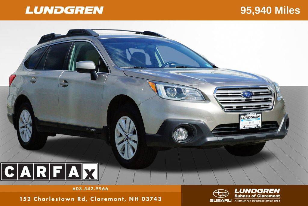 2015 Subaru Outback 2.5i Premium — SUV — 95,939 mi — Claremont, NH