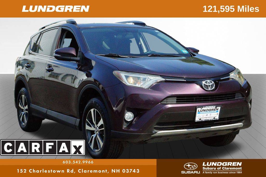 2016 Toyota RAV4 XLE — SUV — 121,595 mi — Claremont, NH