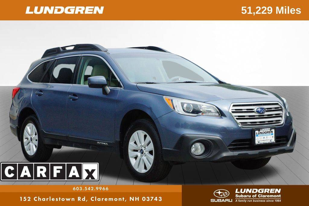 2017 Subaru Outback 2.5i Premium — SUV — 51,229 mi — Claremont, NH