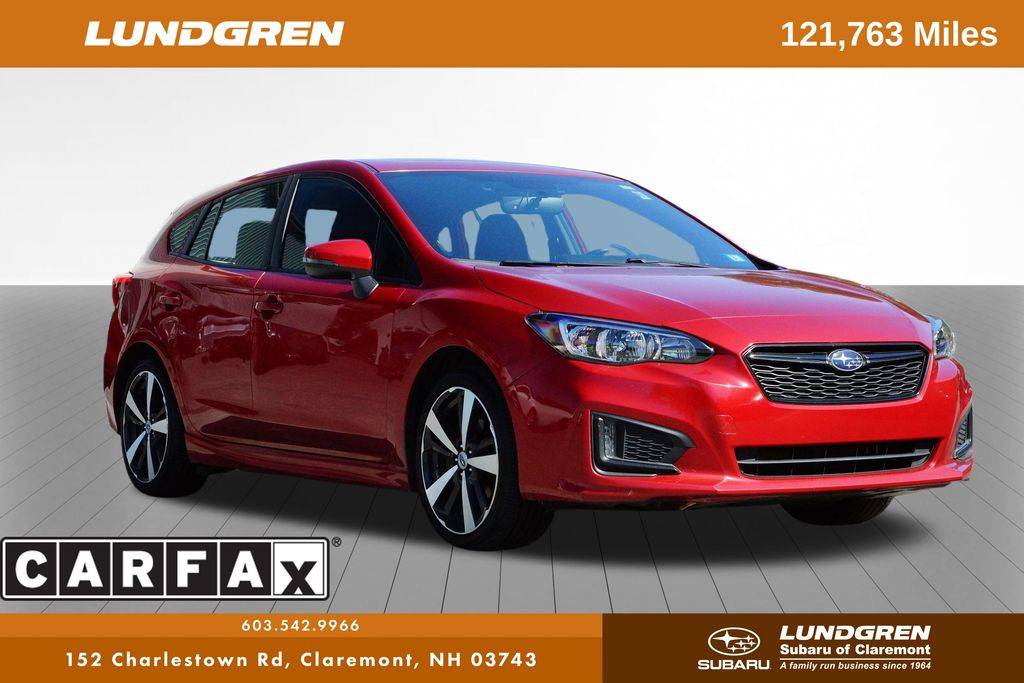 2018 Subaru Impreza 2.0i Sport — Hatchback — 121,763 mi — Claremont, NH