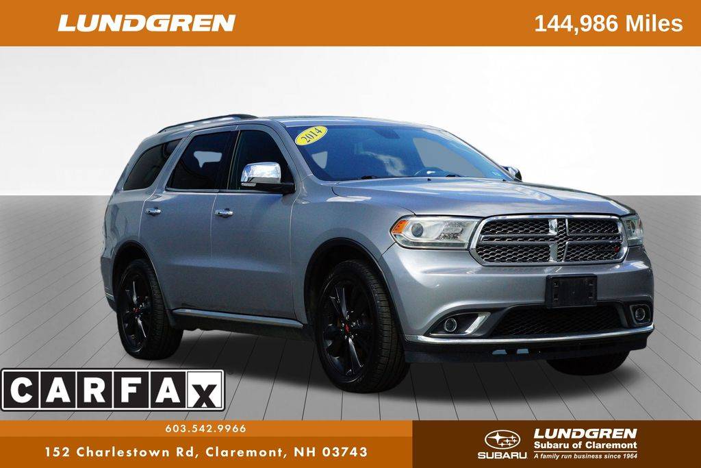 2014 Dodge Durango Citadel — SUV — 144,986 mi — Claremont, NH