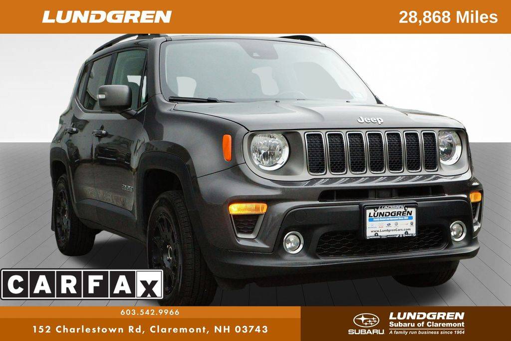 2021 Jeep Renegade Limited — SUV — 28,716 mi — Claremont, NH