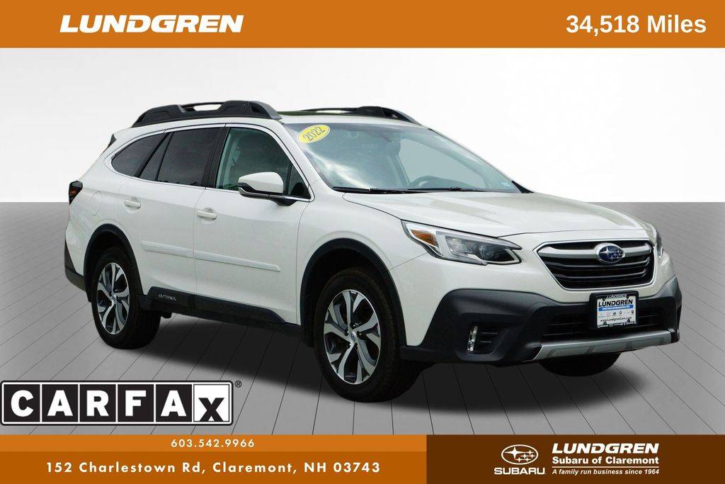2022 Subaru Outback 2.5i Limited — SUV — 34,517 mi — Claremont, NH
