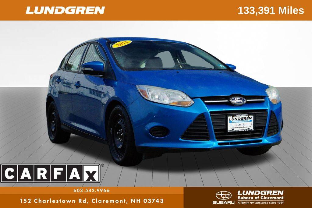 2012 Ford Focus SE — Hatchback — 133,390 mi — Claremont, NH