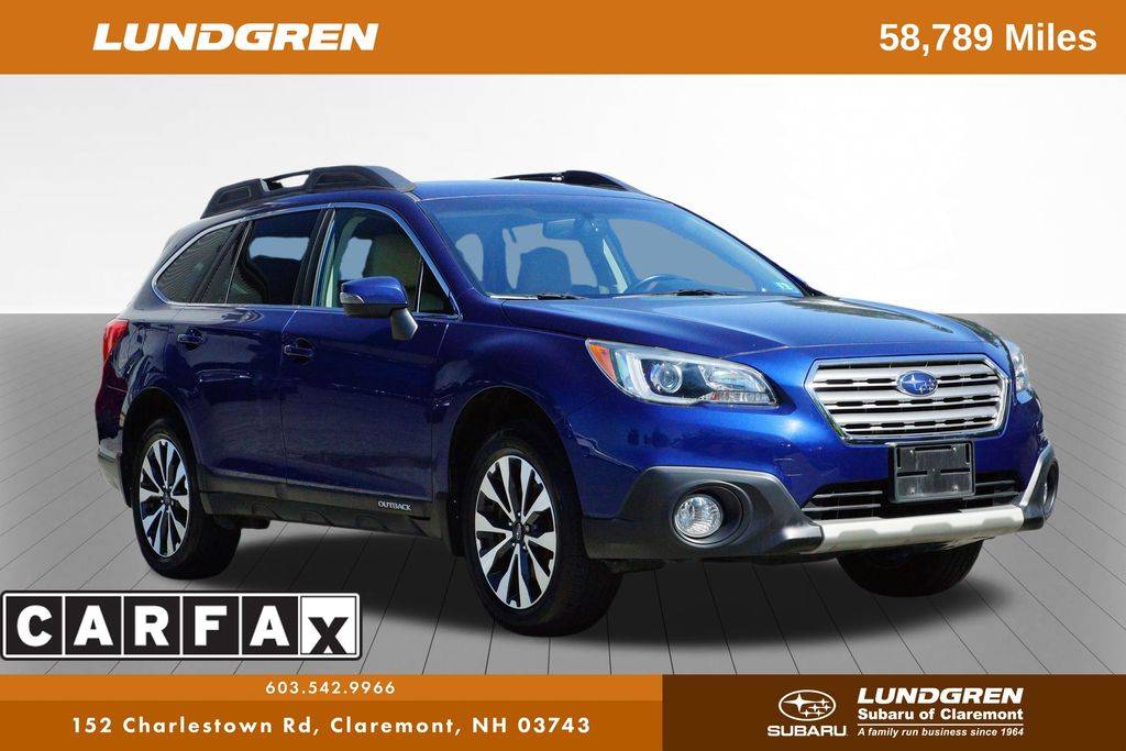 2017 Subaru Outback 2.5i Limited — SUV — 58,788 mi — Claremont, NH