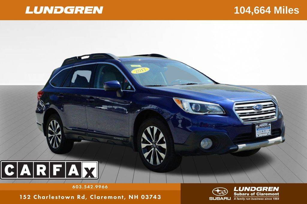 2017 Subaru Outback 2.5i Limited — SUV — 104,661 mi — Claremont, NH