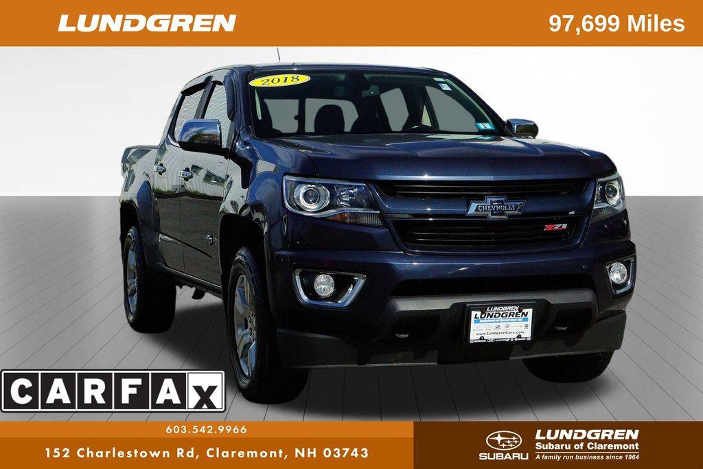 2018 Chevrolet Colorado Z71 — Pickup Truck — 97,699 mi — Claremont, NH