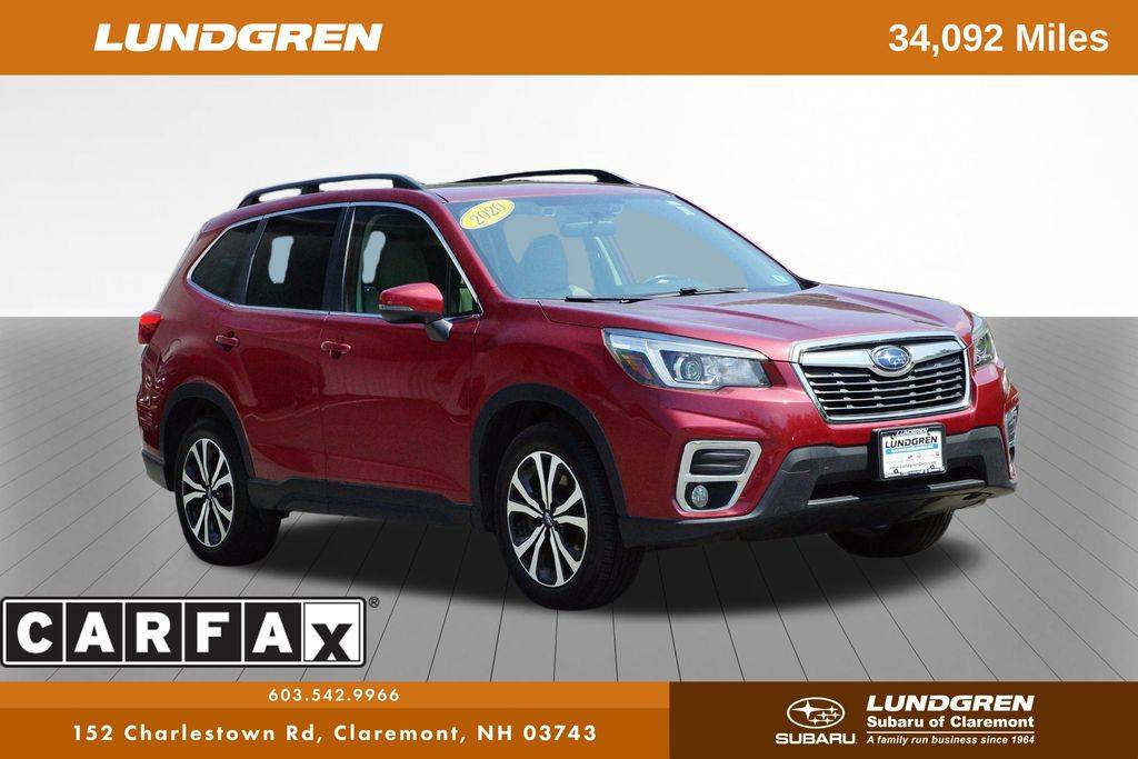 2020 Subaru Forester 2.5i Limited — SUV — 34,085 mi — Claremont, NH