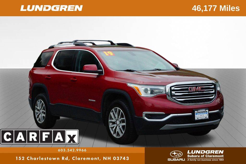 2019 GMC Acadia SLE — SUV — 46,176 mi — Claremont, NH