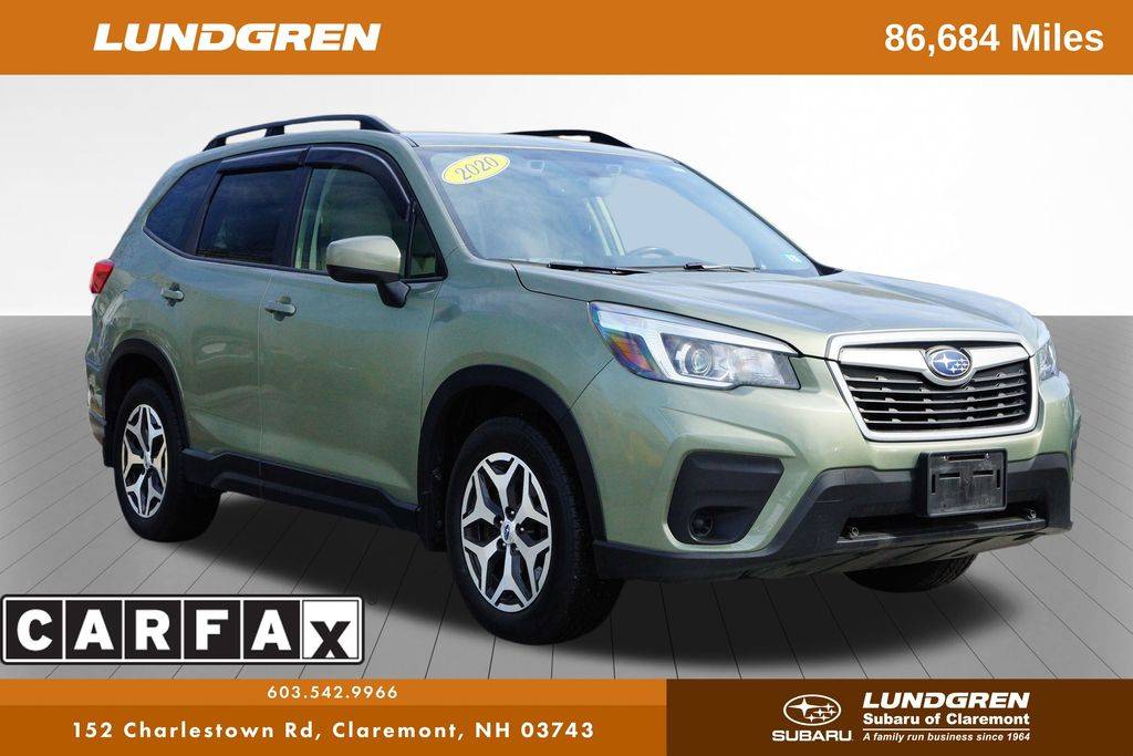 2020 Subaru Forester 2.5i Premium — SUV — 86,537 mi — Claremont, NH