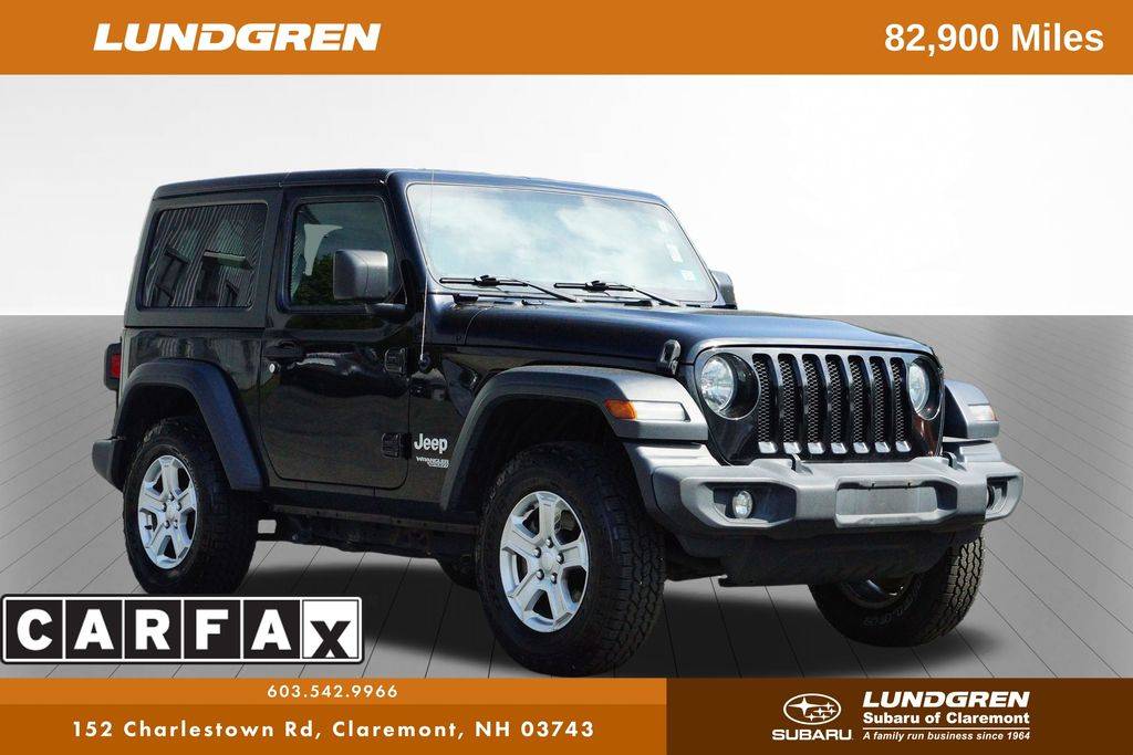 2020 Jeep Wrangler Sport S — SUV — 82,742 mi — Claremont, NH
