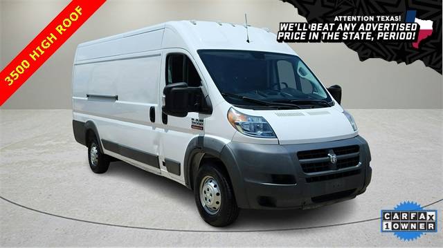 2017 Ram ProMaster Cargo Van 3500 — Cargo Van — 67,517 mi — Irving, TX