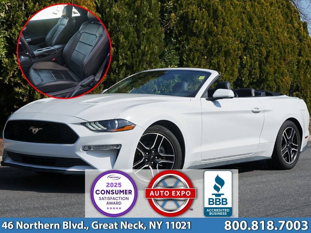 2021 Ford Mustang EcoBoost Premium — Convertible — 66,576 mi — Great Neck, NY