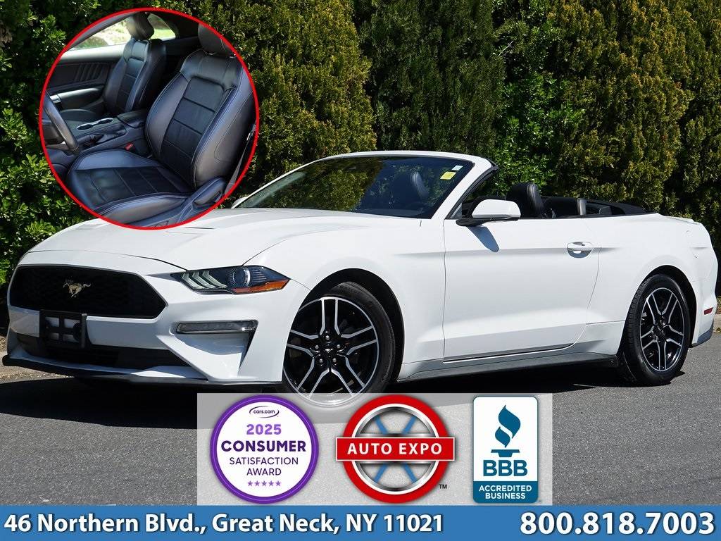 2022 Ford Mustang EcoBoost Premium — Convertible — 68,313 mi — Great Neck, NY