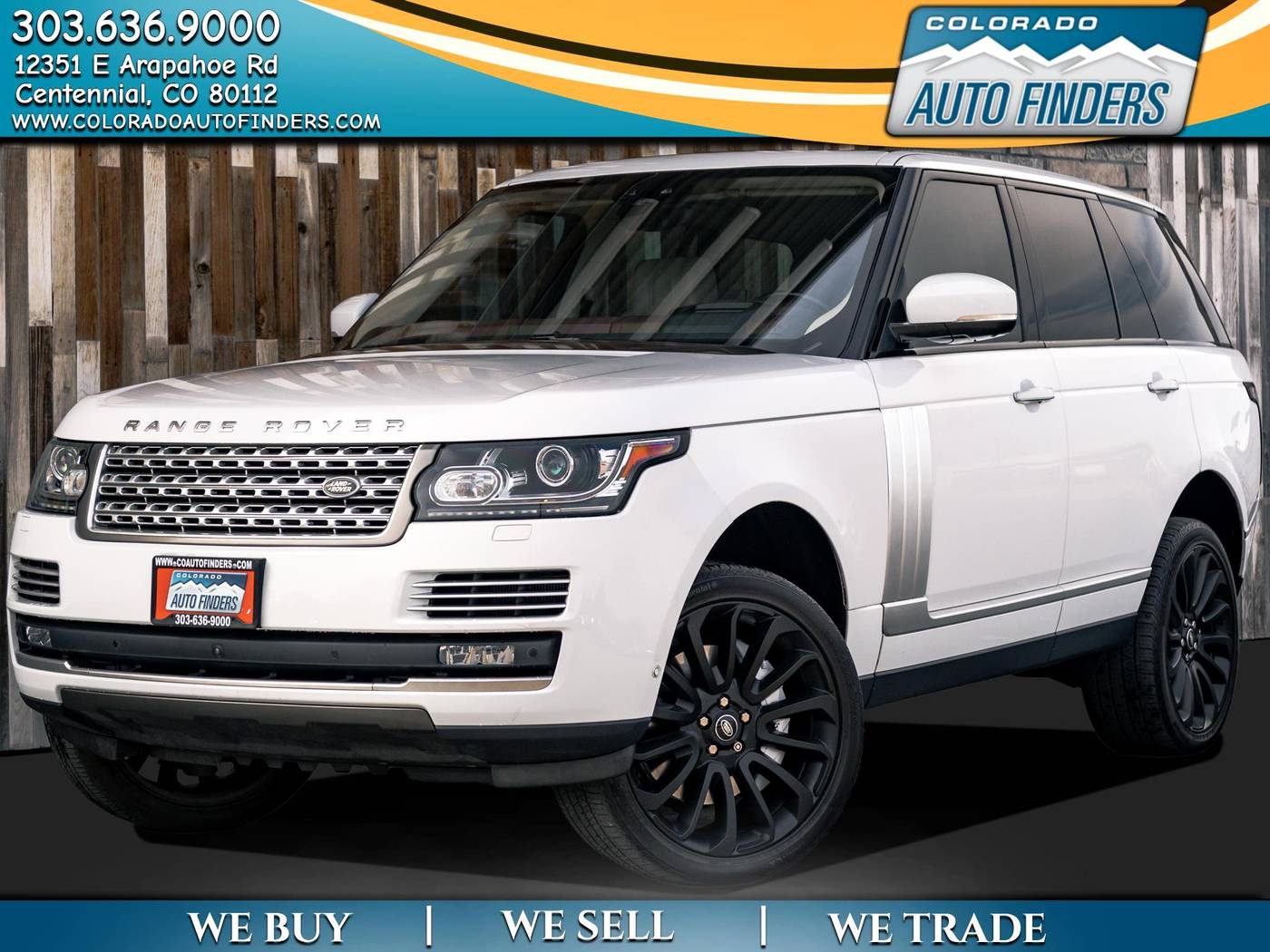 2017 Land Rover Range Rover Autobiography — SUV — 58,726 mi — Centennial, CO