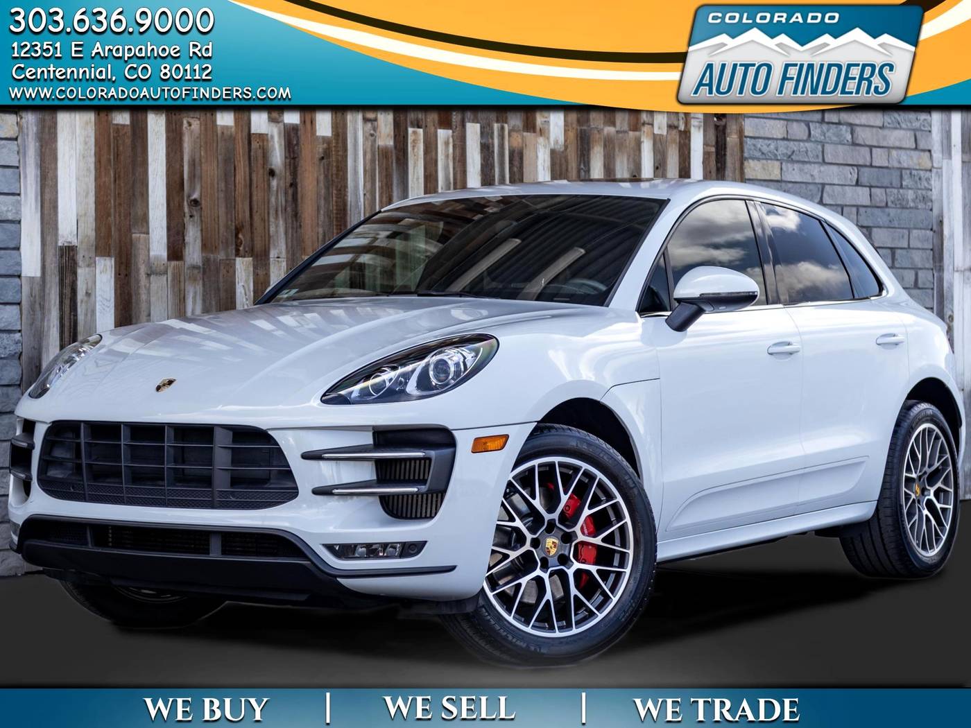 2016 Porsche Macan Turbo — SUV — 60,263 mi — Centennial, CO