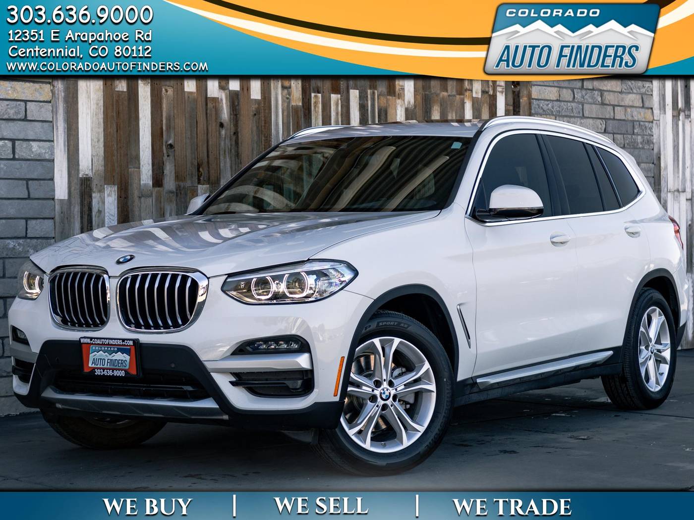2020 BMW X3 30i — SUV — 49,919 mi — Centennial, CO