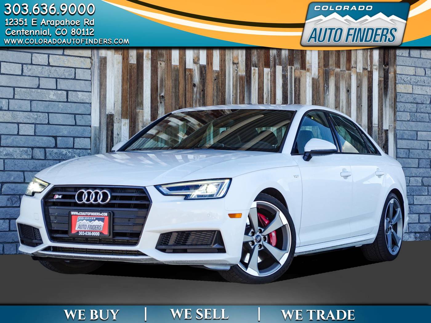 2018 Audi S4 Premium Plus — Sedan — 73,412 mi — Centennial, CO