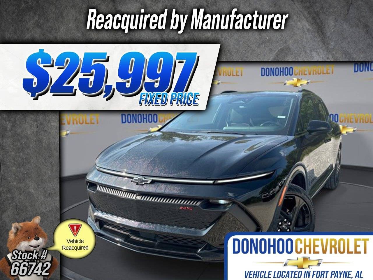 2024 Chevrolet Equinox EV RS — SUV — 4,346 mi — Fort Payne, AL