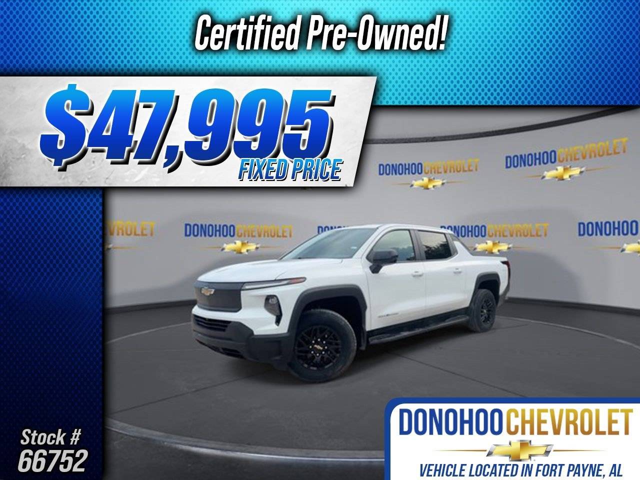 2024 Chevrolet Silverado EV WT — Pickup Truck — 161 mi — Fort Payne, AL