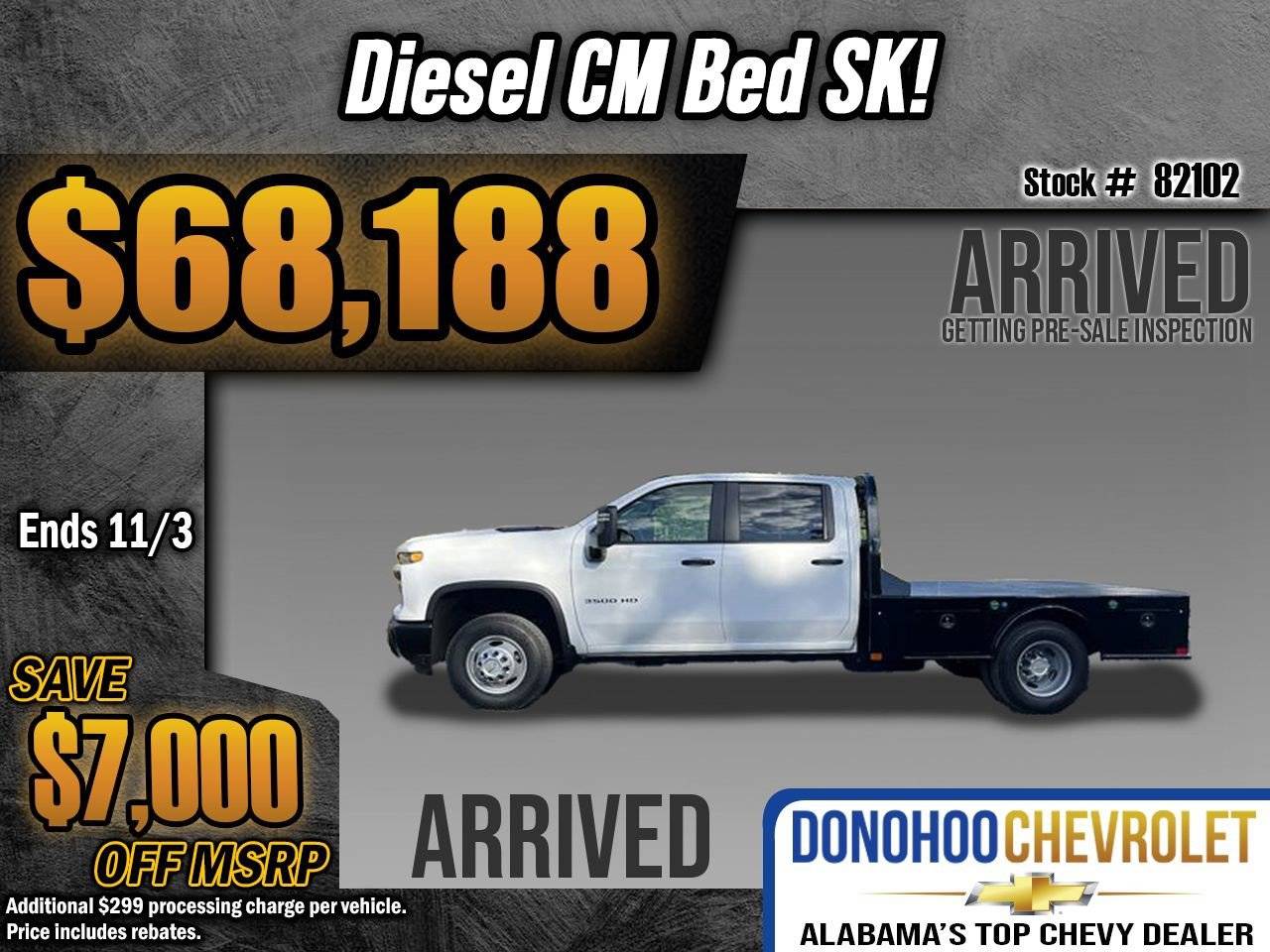 2026 Chevrolet Silverado 3500HD CC Work Truck