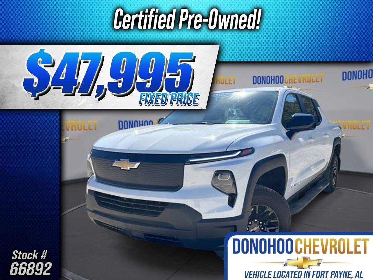 2024 Chevrolet Silverado EV WT — Pickup Truck — 7,676 mi — Fort Payne, AL