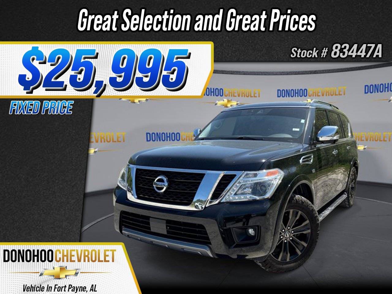2020 Nissan Armada Platinum — SUV — 94,356 mi — Fort Payne, AL