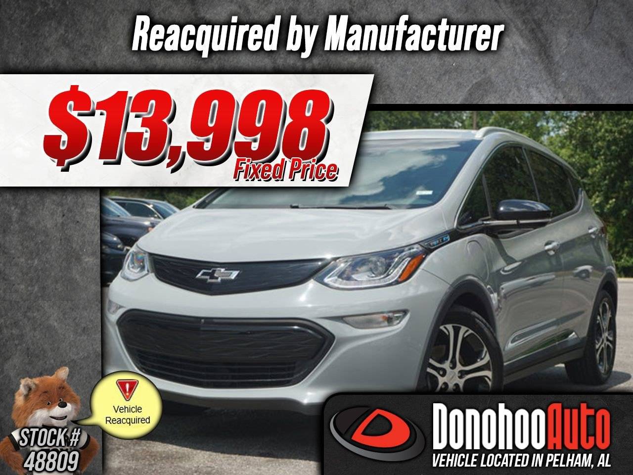 2020 Chevrolet Bolt EV Premier — Hatchback — 27,883 mi — Pelham, AL