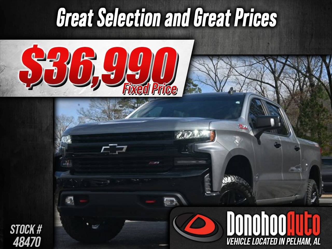 2019 Chevrolet Silverado 1500 LT Trail Boss — Pickup Truck — 59,074 mi — Pelham, AL