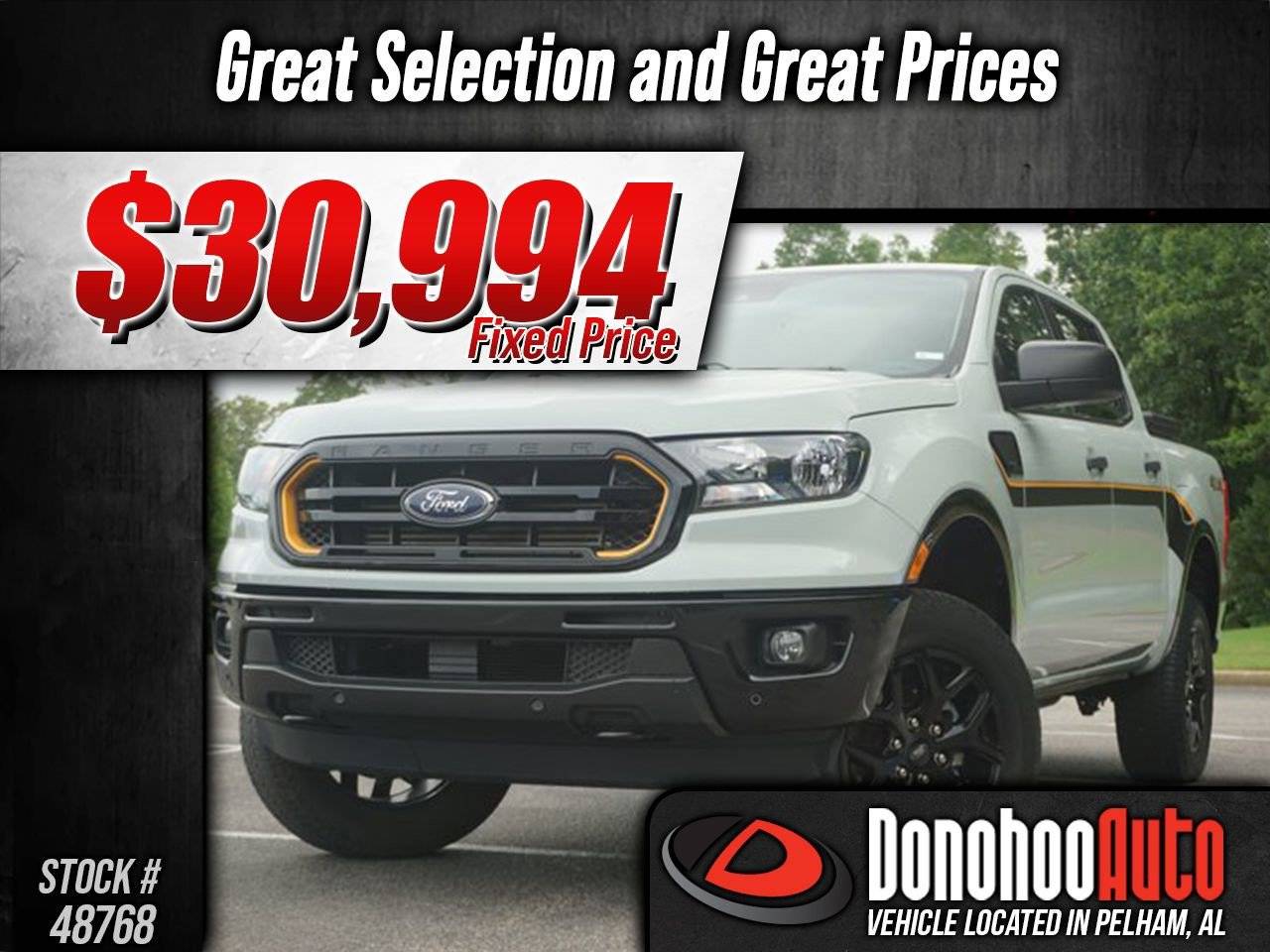 2022 Ford Ranger XLT — Pickup Truck — 33,036 mi — Pelham, AL