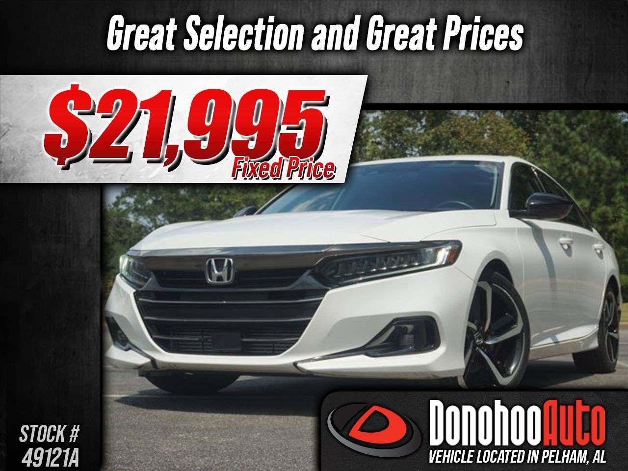 2021 Honda Accord Sport SE — Sedan — 65,972 mi — Pelham, AL