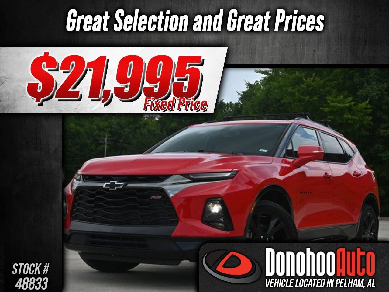 2020 Chevrolet Blazer RS — SUV — 81,362 mi — Pelham, AL
