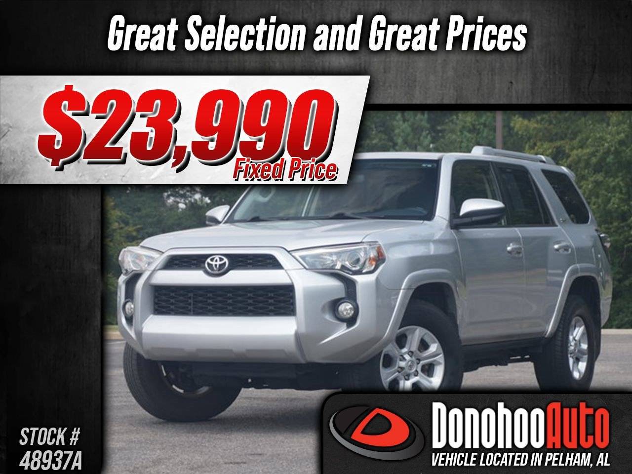 2016 Toyota 4Runner SR5 — SUV — 107,592 mi — Pelham, AL