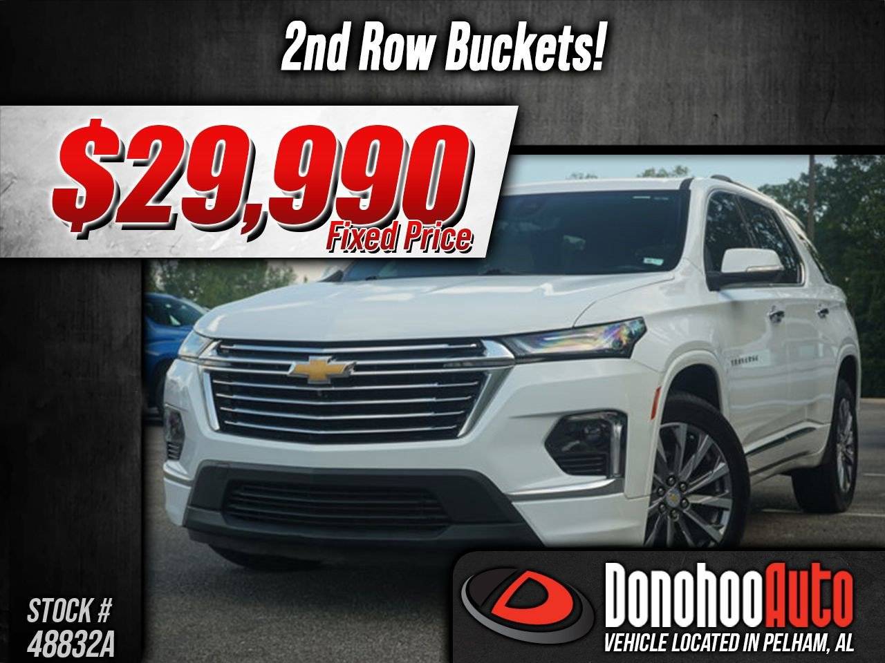 2022 Chevrolet Traverse Premier — SUV — 60,260 mi — Pelham, AL