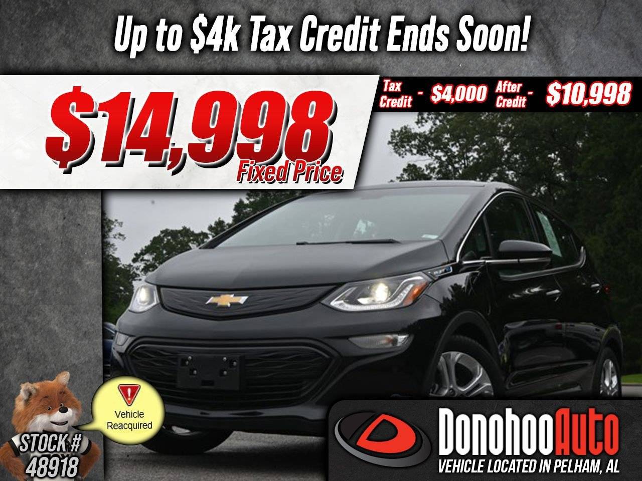2021 Chevrolet Bolt EV LT — Hatchback — 31,050 mi — Pelham, AL