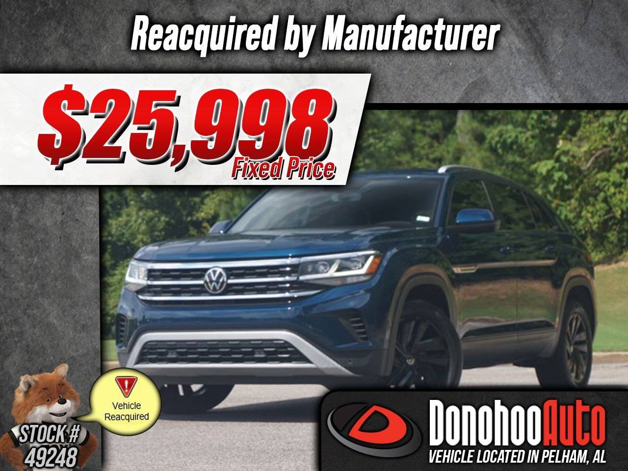 2023 Volkswagen Atlas Cross Sport SE with Technology — SUV — 21,123 mi — Pelham, AL