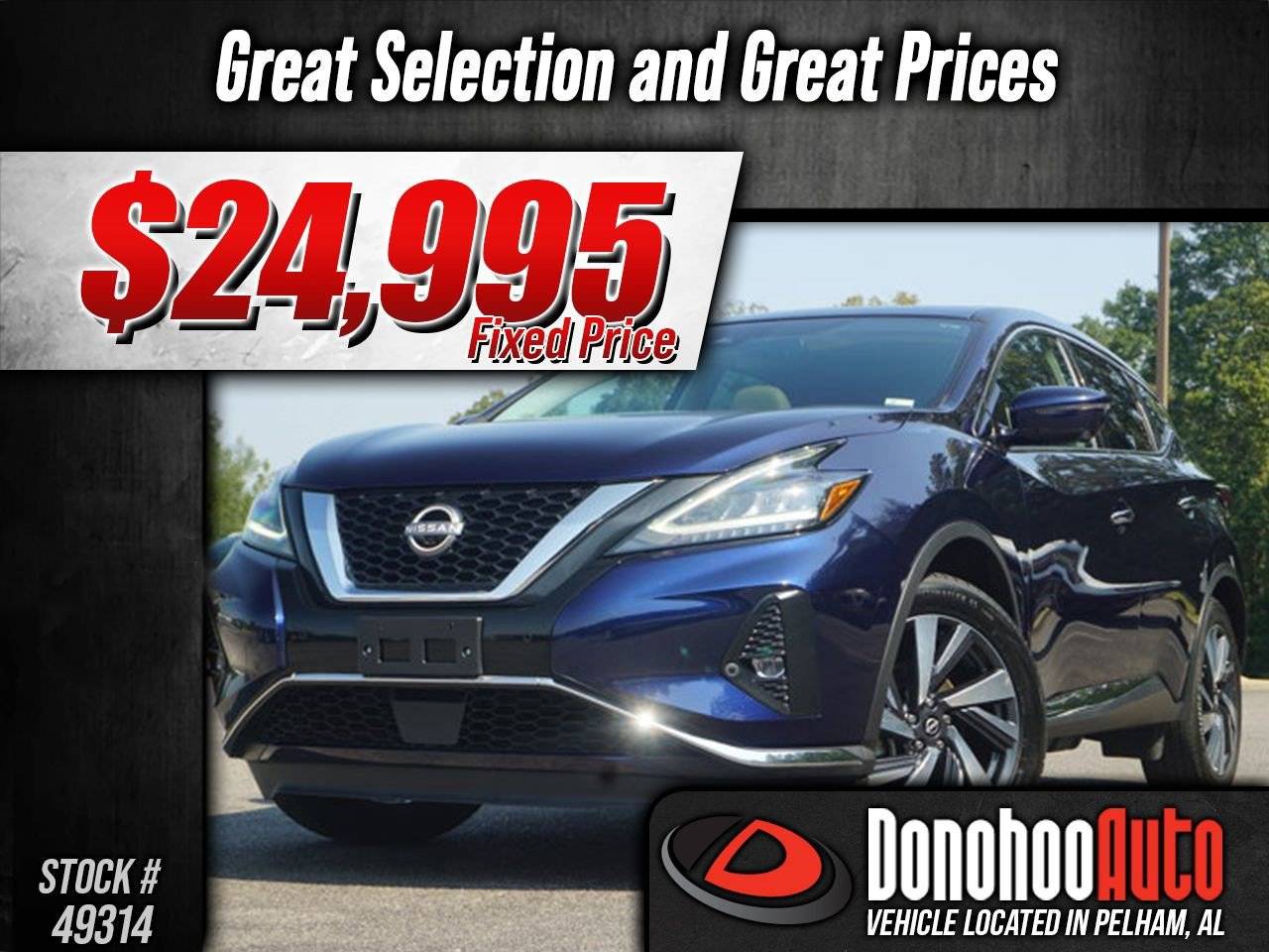 2023 Nissan Murano SL — SUV — 43,067 mi — Pelham, AL