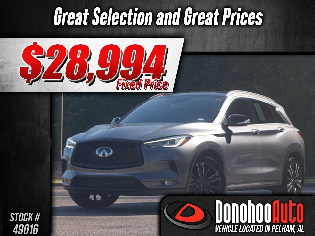 2022 INFINITI QX50 LUXE — SUV — 27,326 mi — Pelham, AL